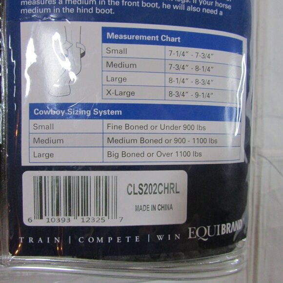 Classic Equine Legacy 2 Protective Boot Hind CLS202 Charcoal Large - Picture 4 of 5